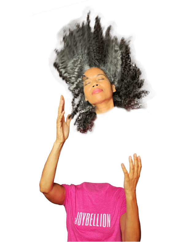 Kai throwing her head in the air
